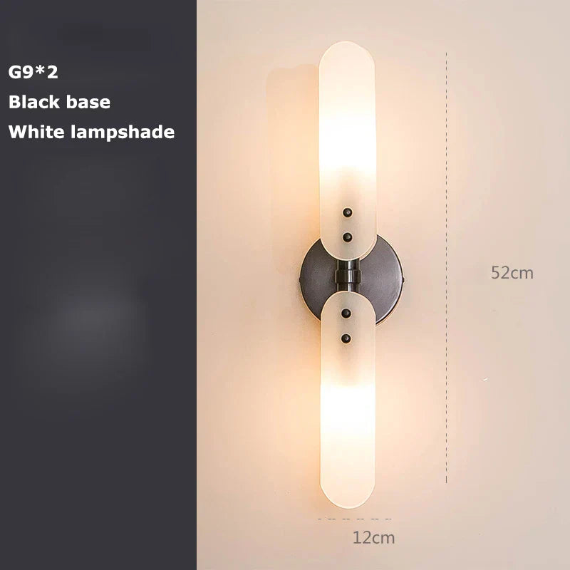 Copper Gold Black LED Wall Sconce Light for Corridor Bedroom Living Room