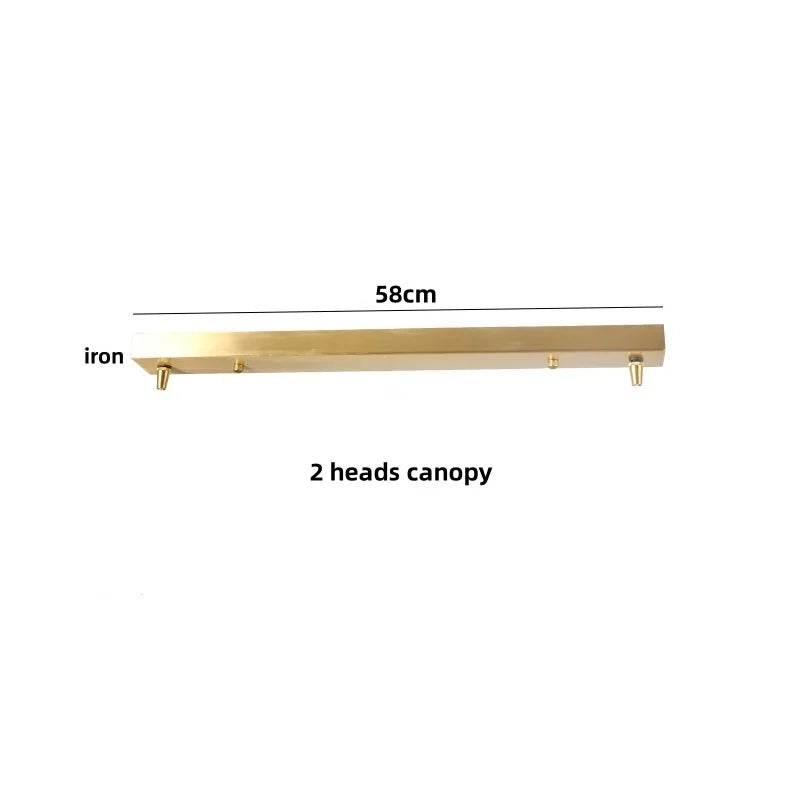 Brass Glass LED Pendant Light: Nordic Modern Simple Home Decor Hanging Lamp