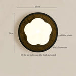 Afralia™ Wabi Sabi LED Wall Lamp, Pull Chain Switch, Yellow Travertine, Living Room, Bedroom