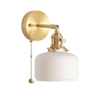 Afralia™ White Ceramic LED Wall Lights for Home Lighting in Bedroom, Living Room, Bathroom