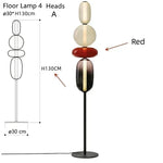Glass Floor Lamp LED Table Light - Italian Design High Quality