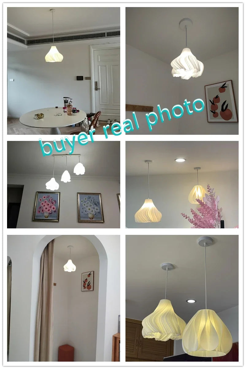 Modern 3D Printing Ceiling Chandelier for Home Dining Room Bedroom Decor