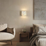 LED Wall Light Fixture Bedroom Balcony Hallway Waterproof Square Terrazzo Bedside Lamp