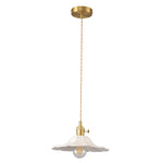 White Ceramic LED Pendant Lamp Modern Hanging Light Fixtures