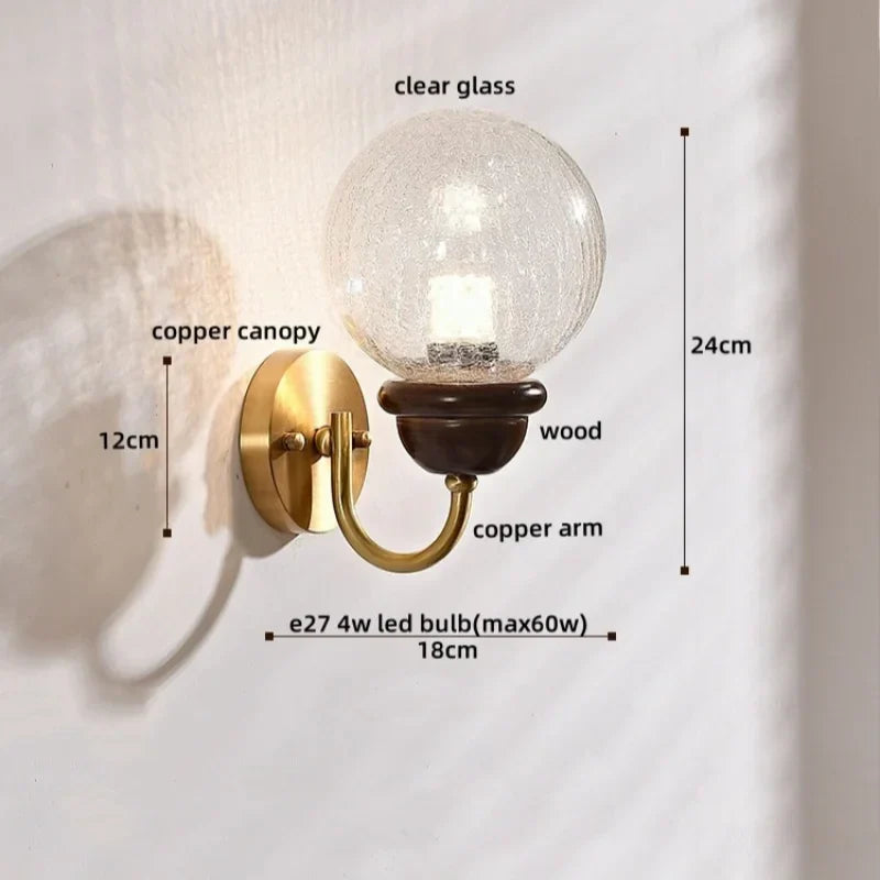 Japanese Style LED Wall Lights 4W for Home Bathroom Bedroom Mirror Lighting