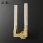 Retro Glass Wall Sconces for Hotel Clubhouse Corridor and Bedroom