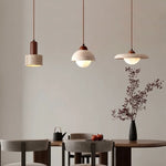 Yellow Travertine LED Pendant Lighting for Living Room Decor