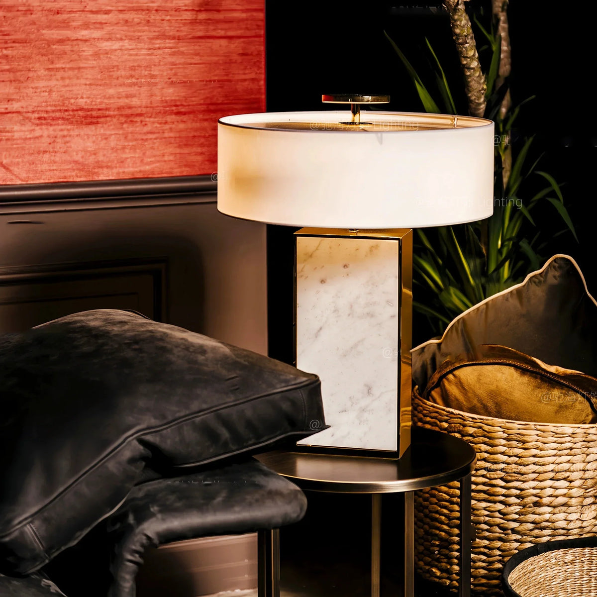 Marble Table Lamps: High-End LED Luxury Desk Lights for Home Decor