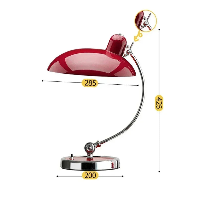 Bauhaus Vintage Desk Lamp - Adjustable & High Quality Craftsmanship