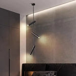 Rotating LED Pendant Light for Foyer, Bedroom, Dining Room - Modern Hanging Lamp