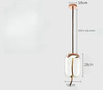 Modern LED Glass Chandelier for Living Room Bedroom Kitchen Pendant Lamp