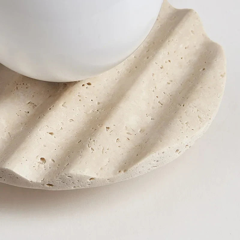 Natural Stone LED Ceiling Light | Modern Indoor Living Room Lamp