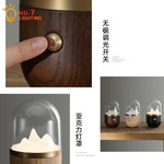 Solid Wood Touch Desk Lamp for Bedroom and Living Room