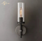 LED Glass Wall Sconce: Modern Knurled Indoor Light for Bedroom, Bathroom, Living Room
