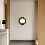 Afralia™ Pumpkin LED Wall Lamp Modern Black Travertine Living Room Stair Light