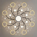 Nordic Starry Sky Dimmable LED Ceiling Chandelier for Home Decor Lighting