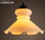 Blue Glass Pendant Lights for Bedroom Dinning Living Room