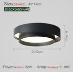 Nordic Round Ceiling Lamp for Living Room, Bedroom, Dining Room Decor