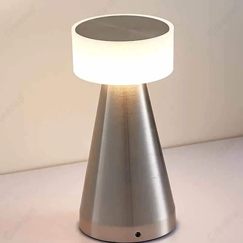 LED Bar Table Lamp: USB Rechargeable Touch Sensor Night Light