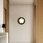 Black Travertine LED Wall Lights Modern Home Decoration Bedside Lamps