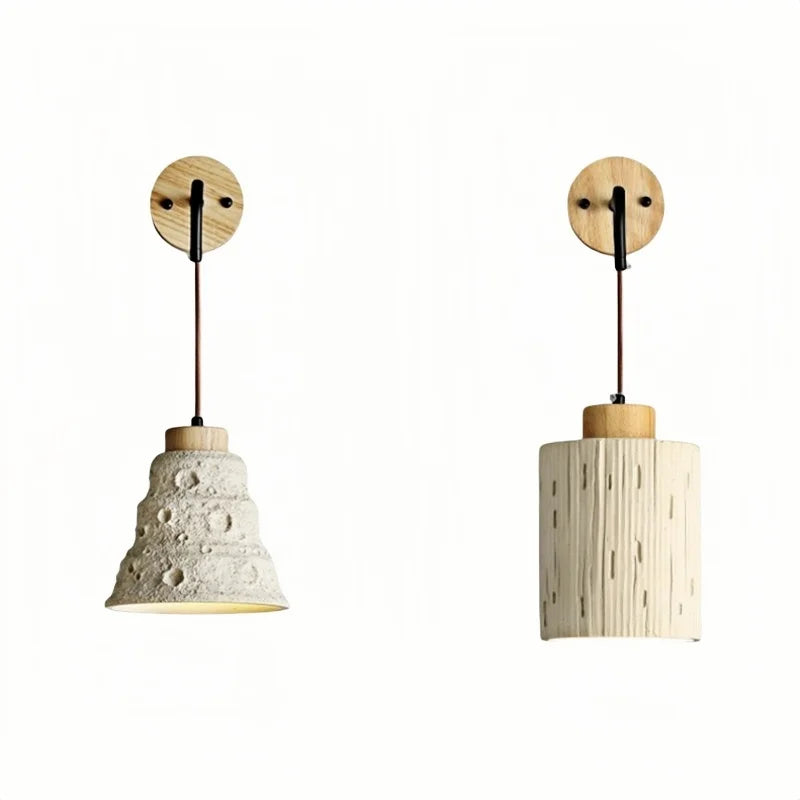 Cement LED Wall Lamp Sconce Nordic Modern Home Decor for Bedroom Hallway