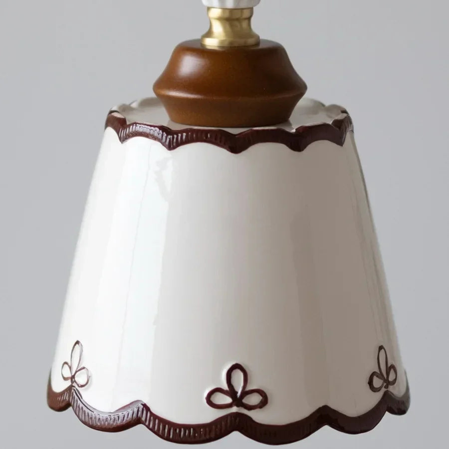 Afralia™ Nordic Ceramic LED Pendant Lights for Kitchen Dining Room Home Decor