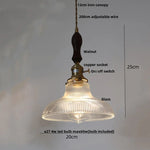 Afralia™ Nordic Glass Pendant Light Fixture Adjustable Hanging Lamp