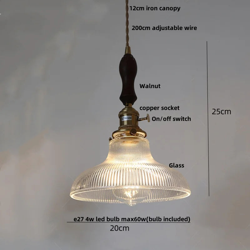 Nordic Glass LED Pendant Lights for Home Decor & Lighting