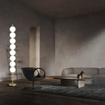 Brass Floor Lamp for Living Room & Bedside Decor