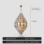 Crystal Chandelier - Luxe Light for Villa, Hotel & Building Project
