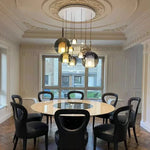 Designer Glass Chandelier Pendant Light for Dining Room Kitchen Loft Home Decor
