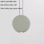 Nordic Bar Modern LED Pendant Light Resin Lustre Dining Room Hanging Lamp