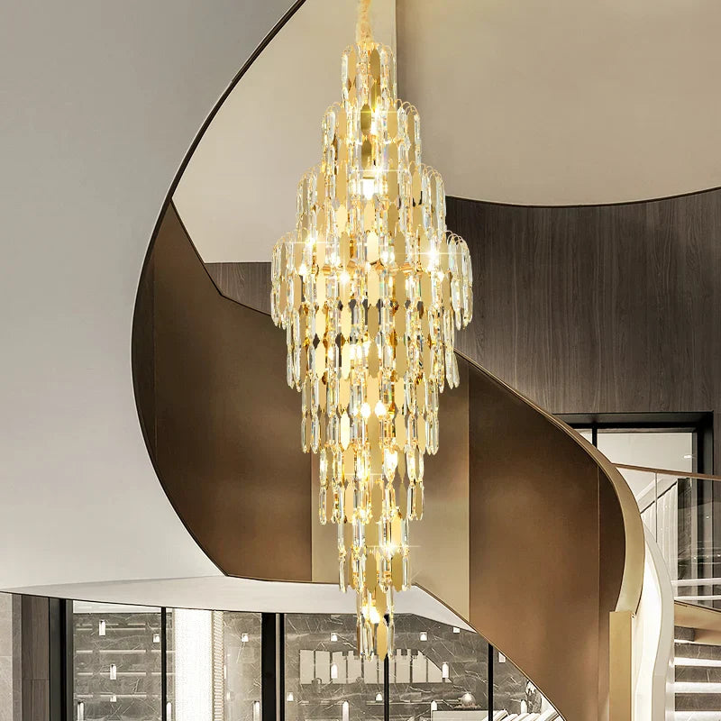Crystal Chandelier for Modern European Style Living Rooms