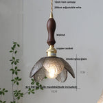 Afralia™ Clear Glass LED Pendant Lamp for Dining Coffee Restaurantr Aisle - Modern Nordic Design