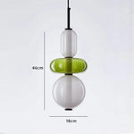 Candy Glass Ceiling Hanging Chandelier for Loft Living Room