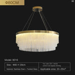 Crystal Pendant Light - Luxury Nordic Lamp for Home and Restaurant