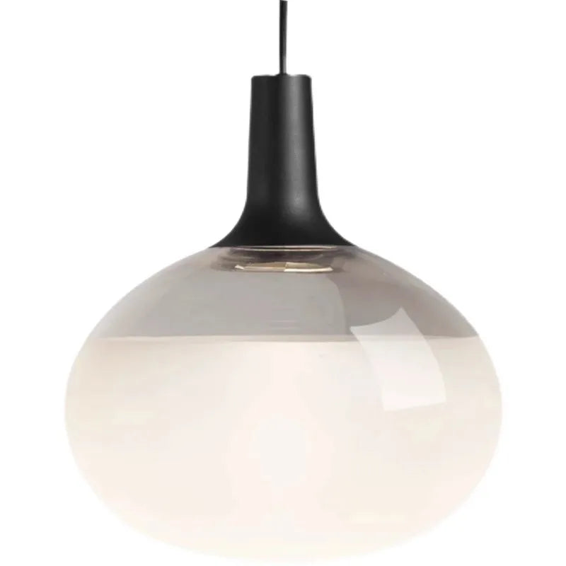 Matt White Glass Globe COB LED Ceiling Chandelier Pendant Light