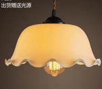 Blue Glass Pendant Lights for Bedroom Dinning Living Room