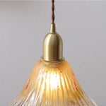 Glass Pendant Lamp Copper Socket Nordic Modern LED Hanging Light