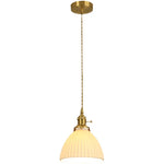 Afralia™ Nordic Style LED Pendant Light with Ceramic Shade for Bar, Dinning Room, Bedroom