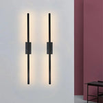 Linear Tube LED Wall Lamp Up Down Light Black Gold Sconce