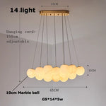 Pingpong G9 LED Chandelier Lighting for Living Room