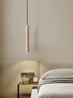 Travertine Stone Pendant Light for Bedroom Dining Kitchen