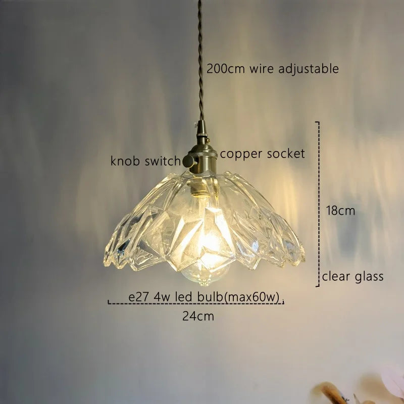 Japanese Style LED Hanging Lamp Pendant Light Fixtures for Home Decor