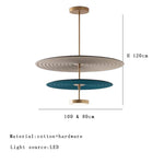 Dimmable Cotton Chandelier | Post-modern Art Decor for Living Room and Office