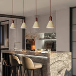 Yellow Cave Stone LED Pendant Lamp
