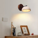 Canopy LED Wall Light Yellow Travertine Modern Iron Bedside Lamp