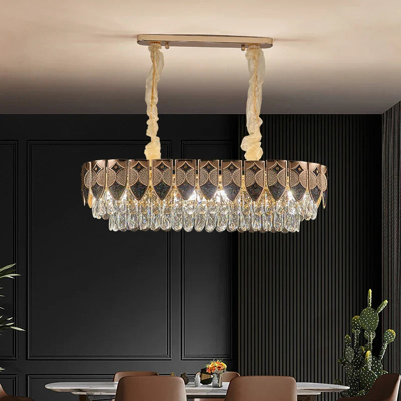 Crystal Chandelier: Modern Luxury for Living Room, Bedroom, Dining Room
