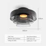 Glass Ceiling Chandelier - Luxury Nordic LED Ceiling Lamp