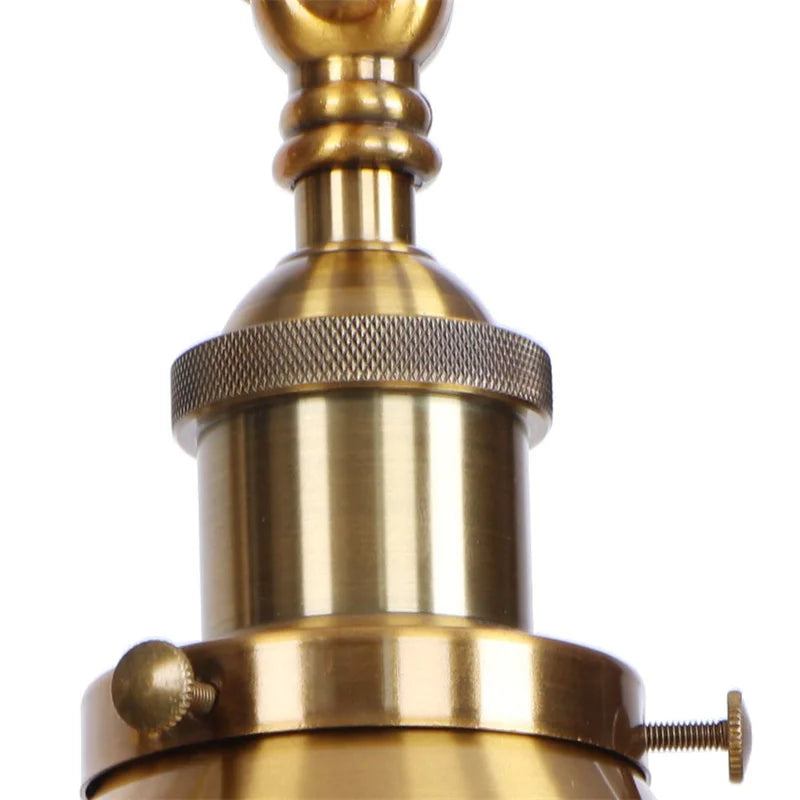 Afralia™ Gold Long Arm LED Wall Sconce with Pull Chain Switch